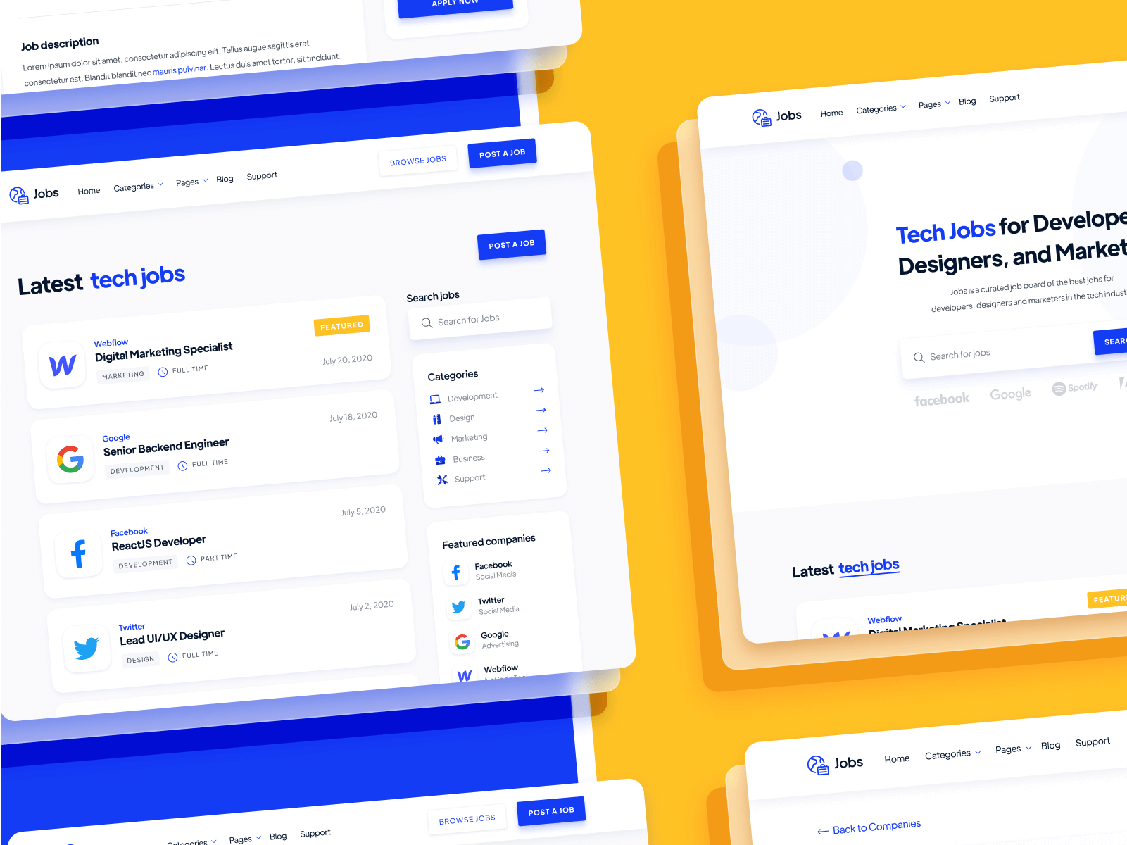 Job Portal Webflow Template