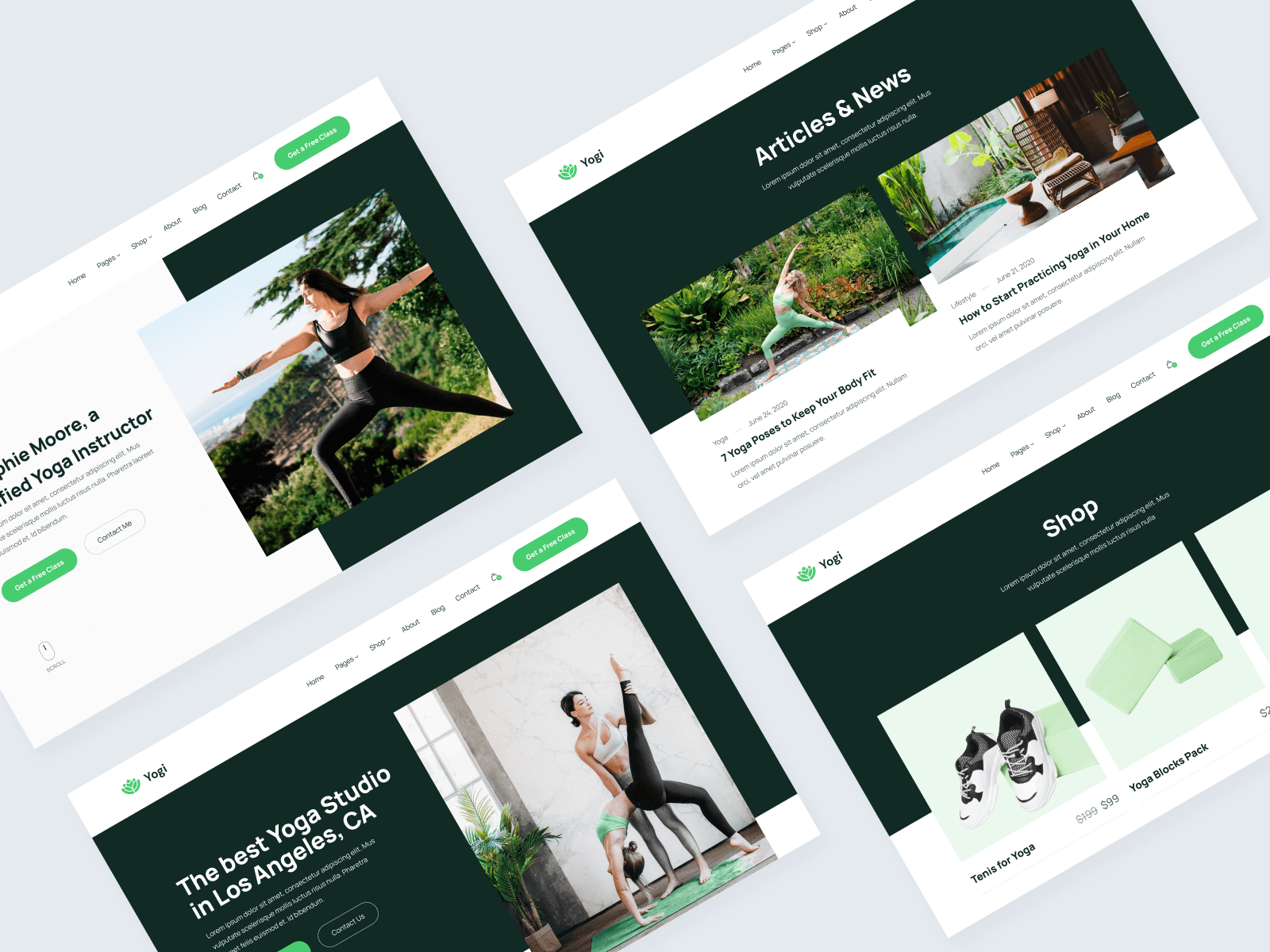 Yoga Practice Webflow Template