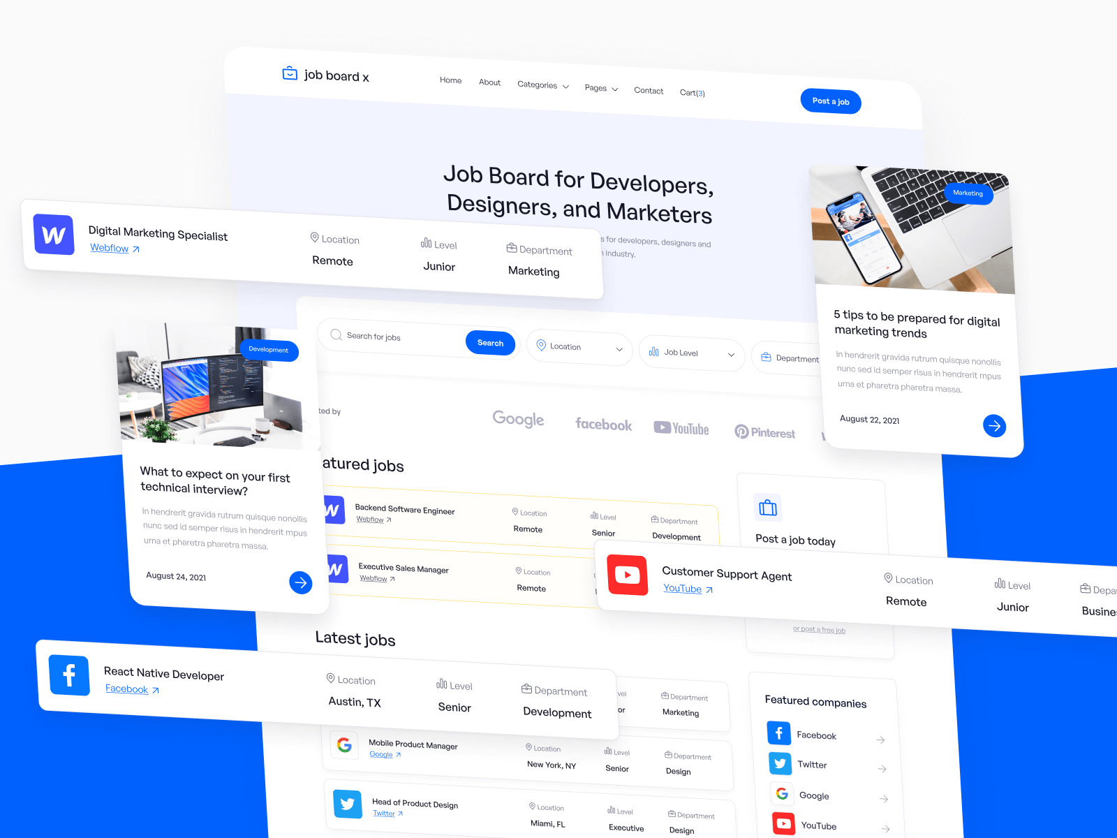 Job Board Webflow Theme