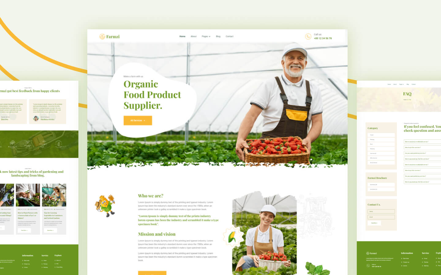 agriculture webflow template