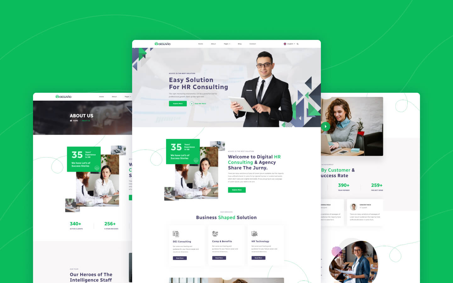 Hr Consulting website template