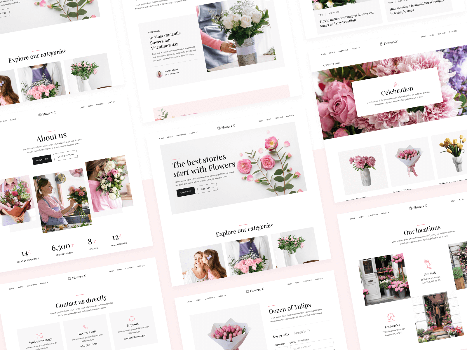 Florist Business Webflow Template