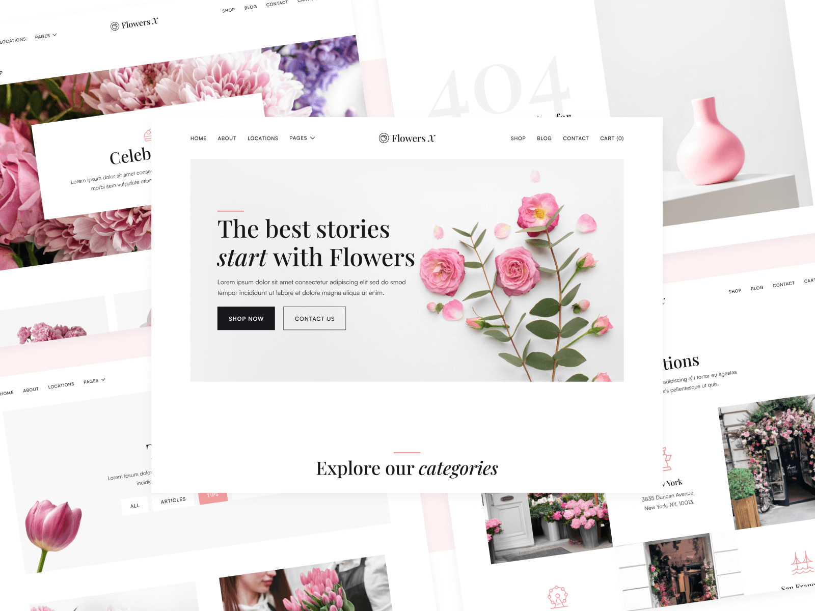 Florist Webflow Theme