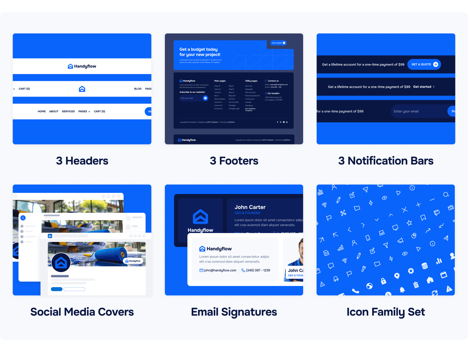 Handyflow - Handyman Webflow Template Benefits