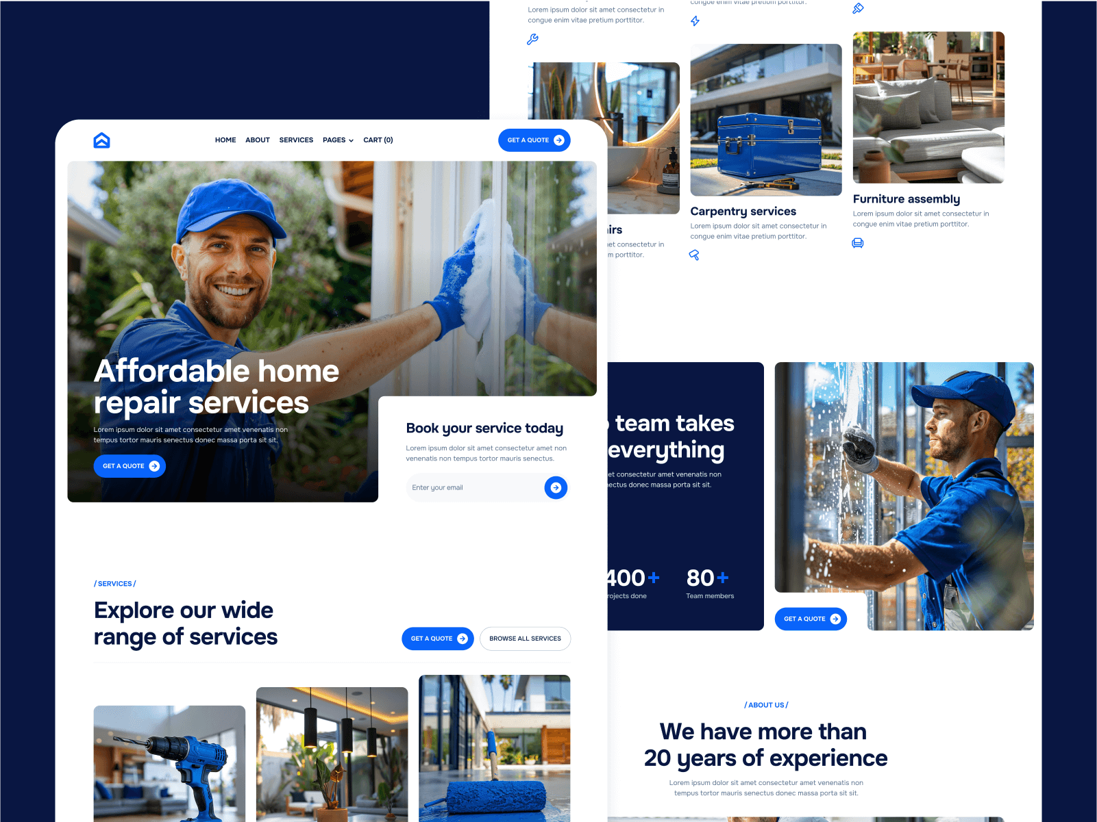 Maintenance Webflow Template