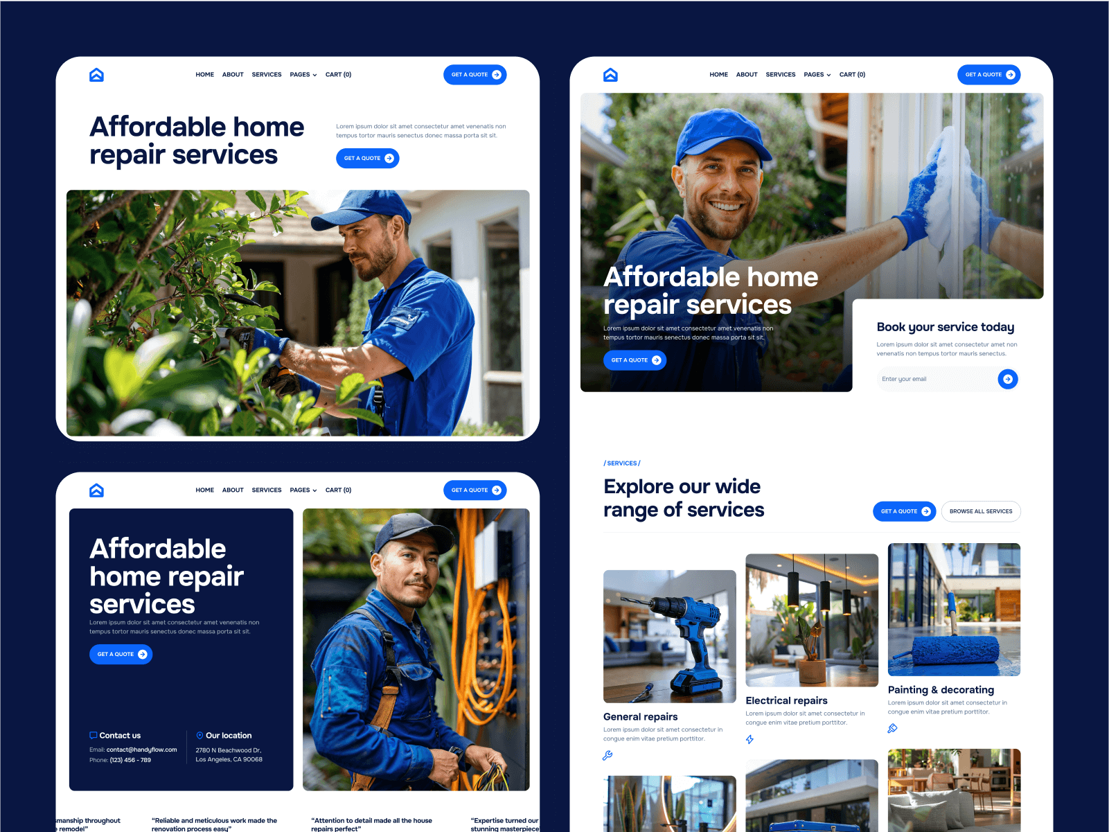 Contractor Webflow Template
