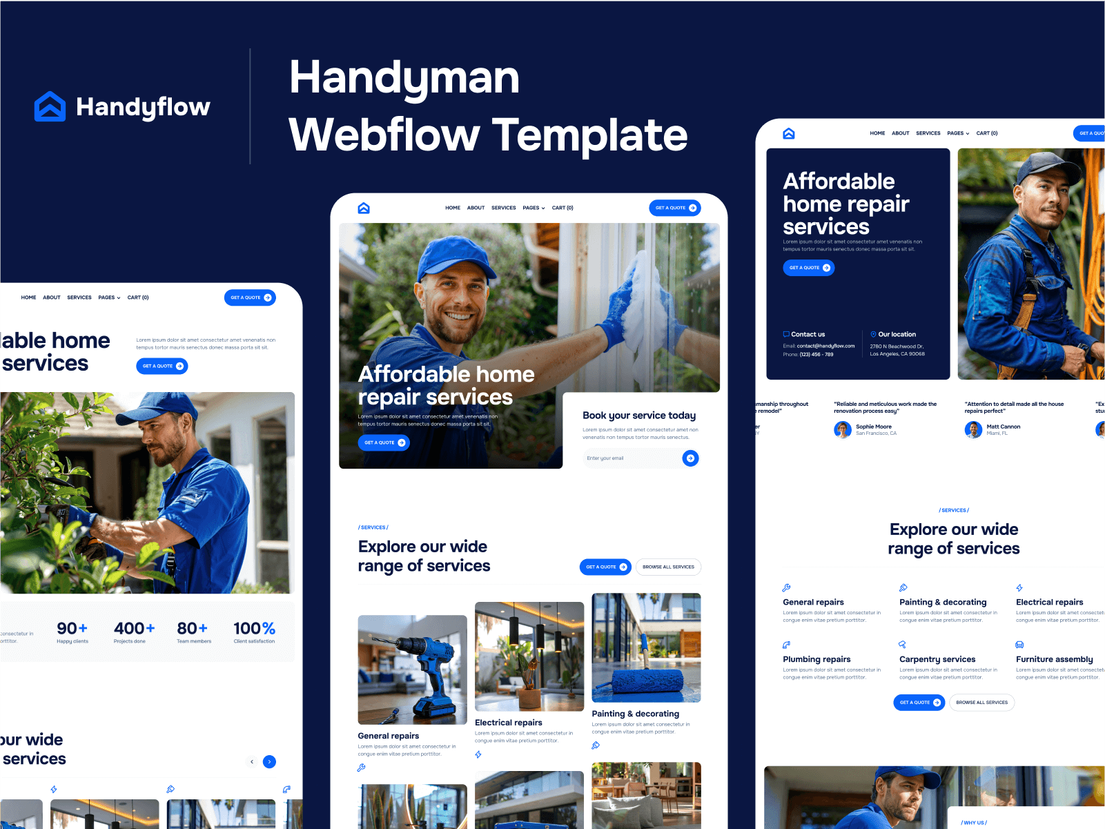Handyman Webflow Template
