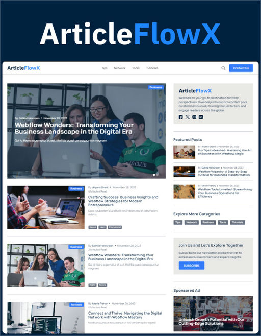 Article FlowX