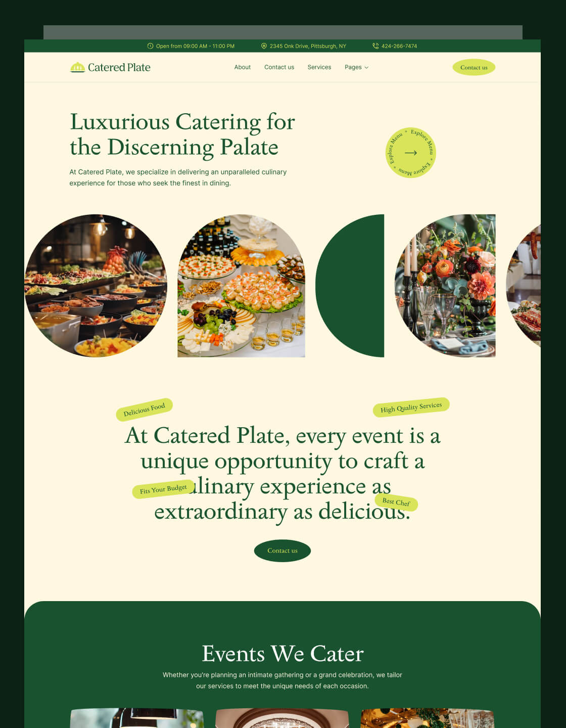 Catered Plate