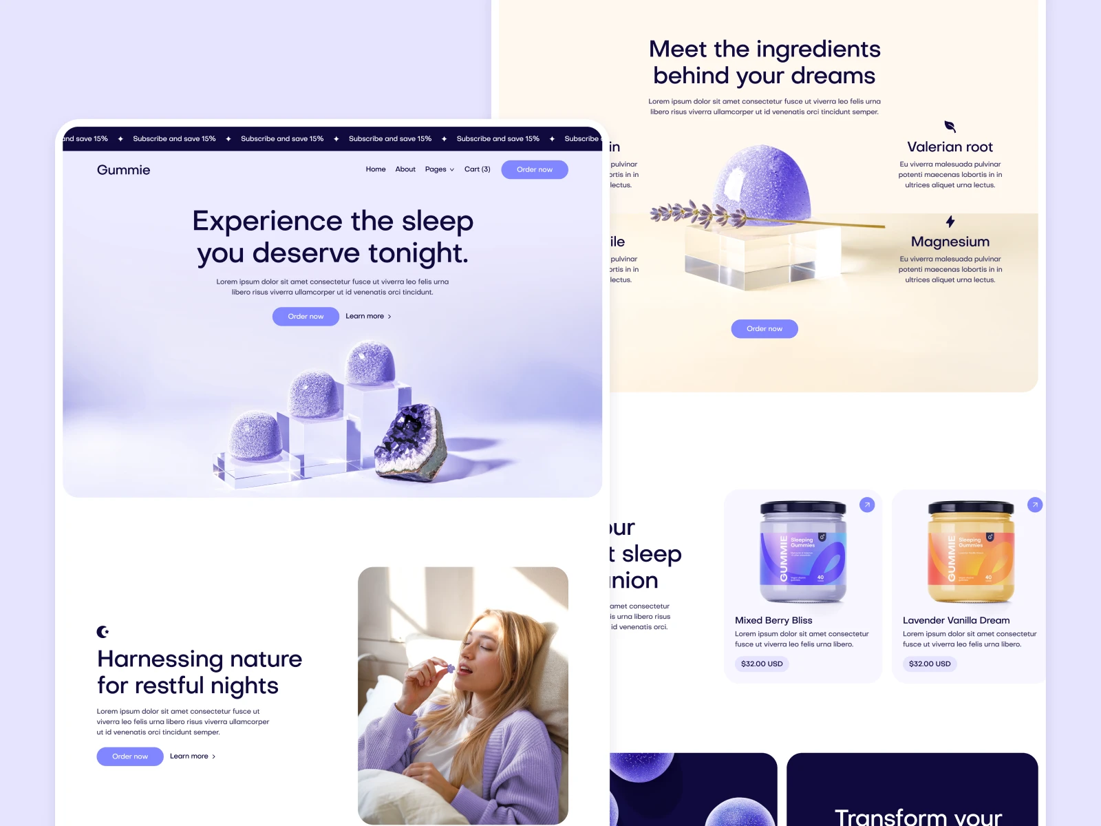 Vitamin Shop Webflow Template