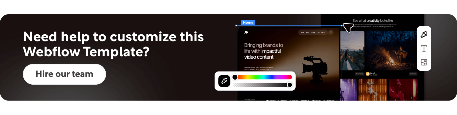 Cinemaflow Webflow Template Customization