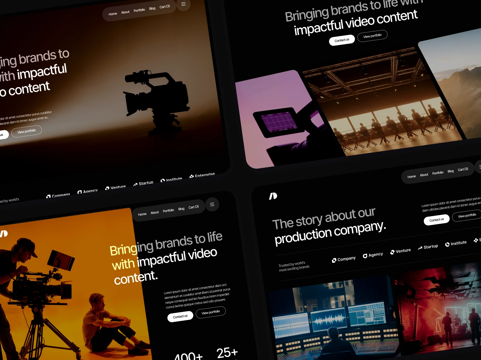 Film Production Webflow Template