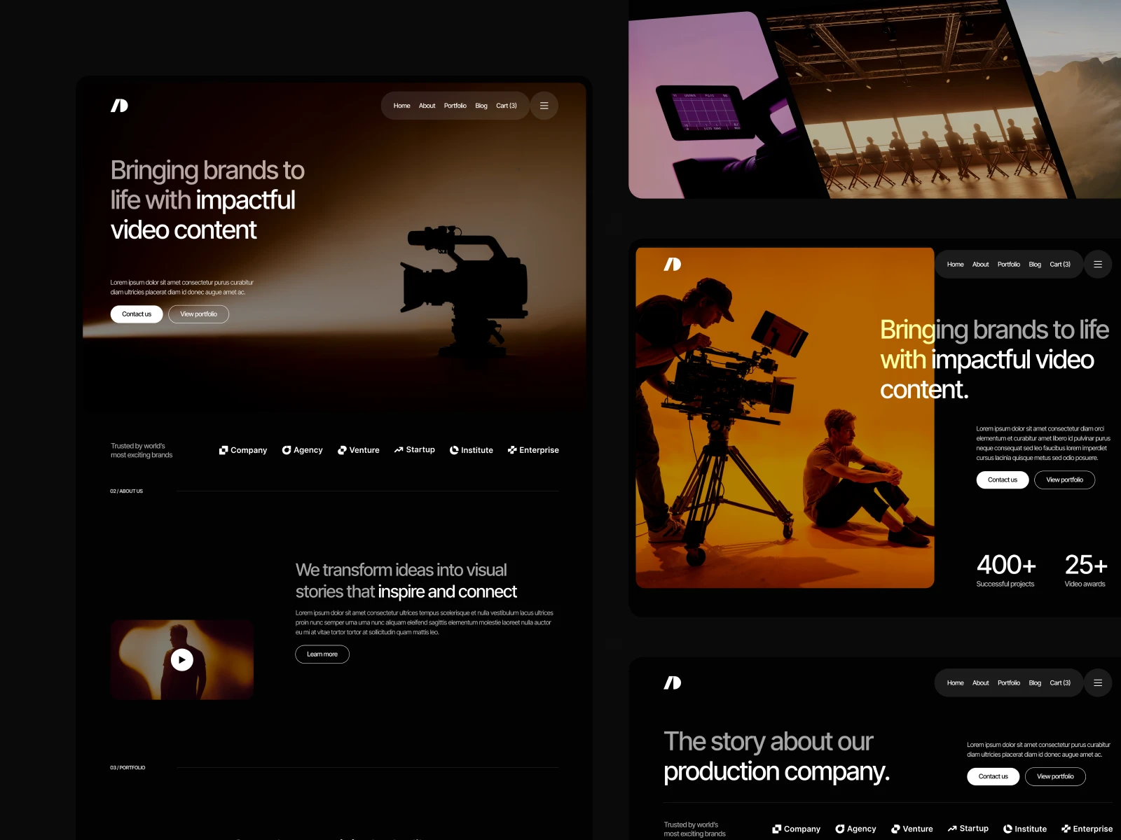 Video Agency Webflow Theme