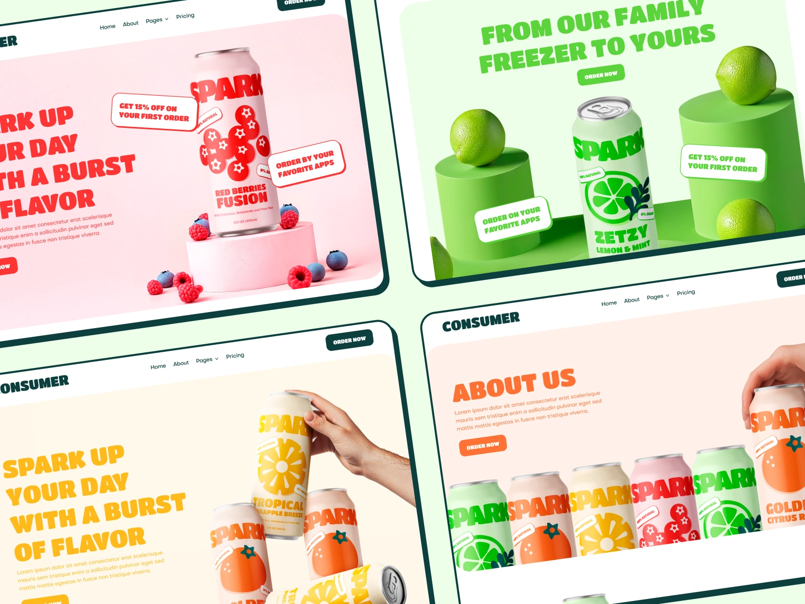 Consumer Products Webflow Theme