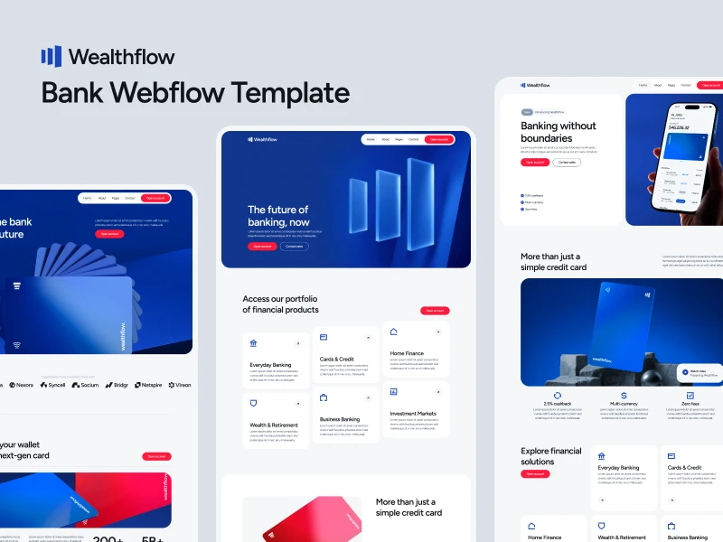 Bank Webflow Template