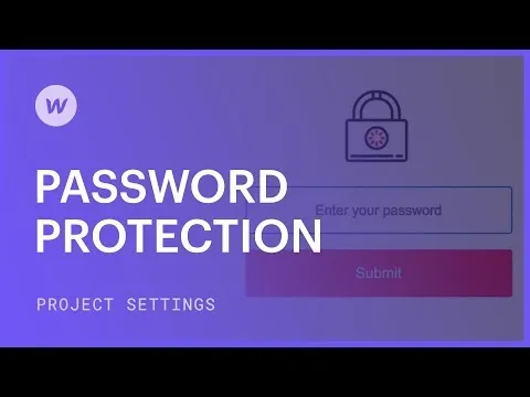 Password protect your site or web pages