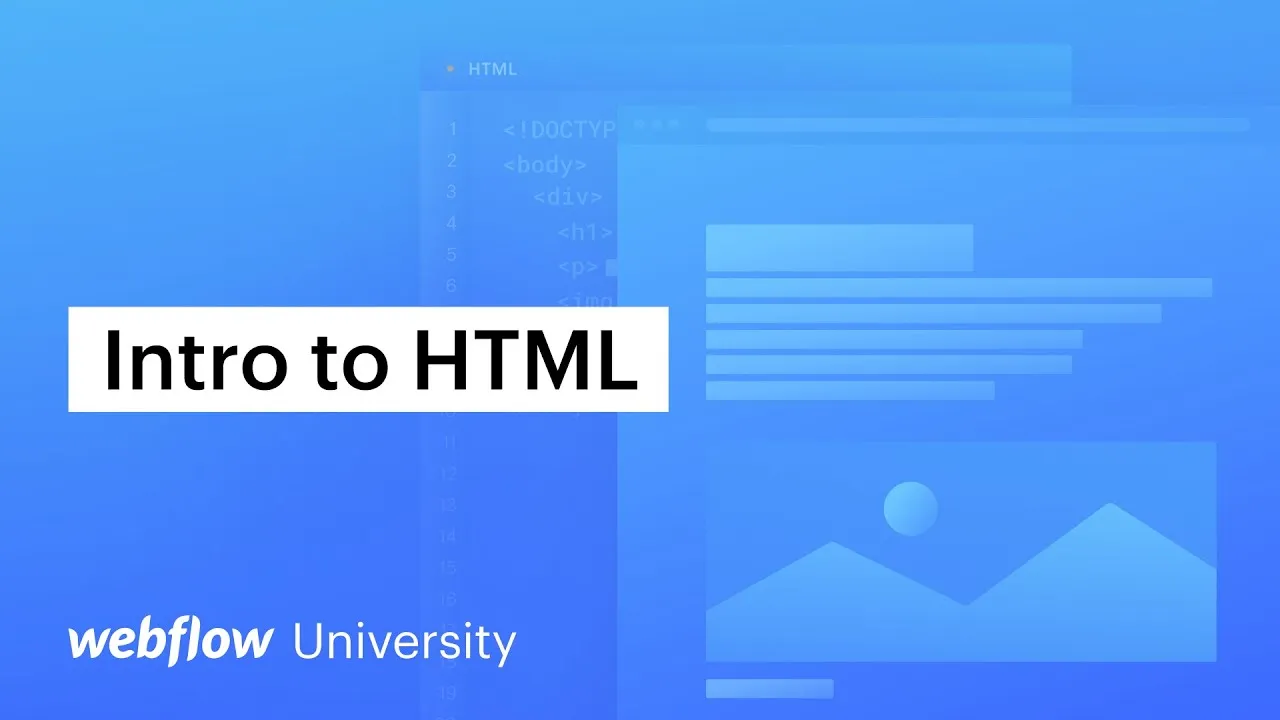 Intro to HTML & CSS