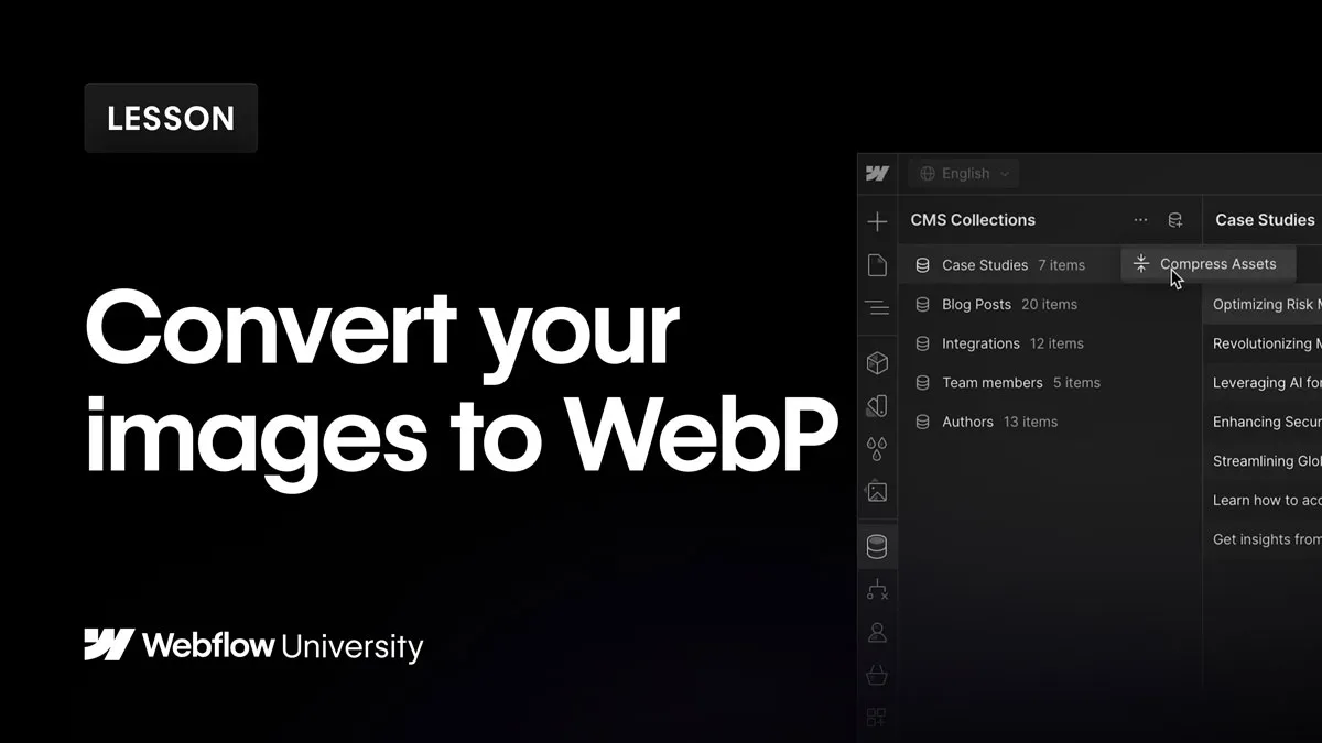 WebP conversion tool