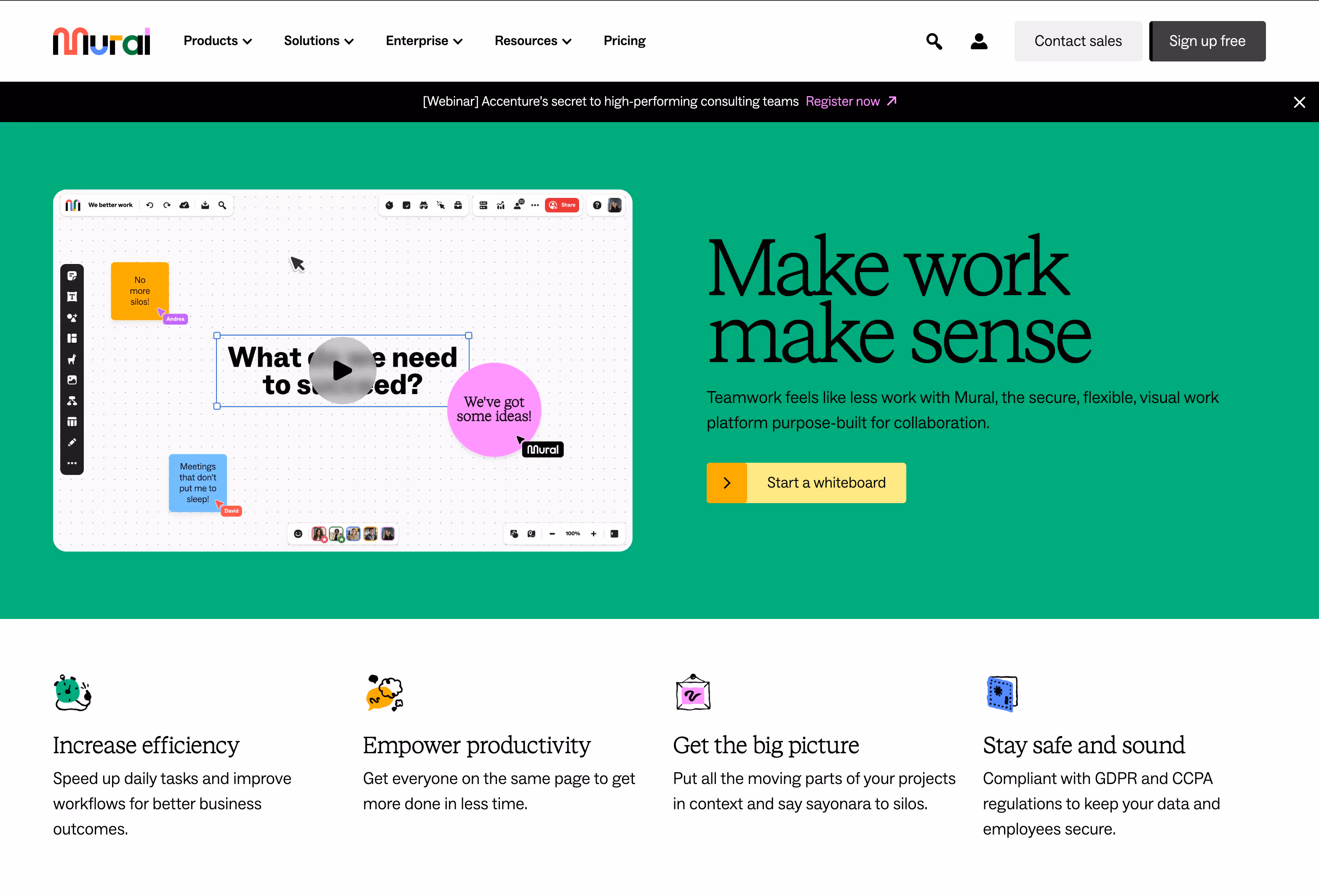 picture of a mural's website