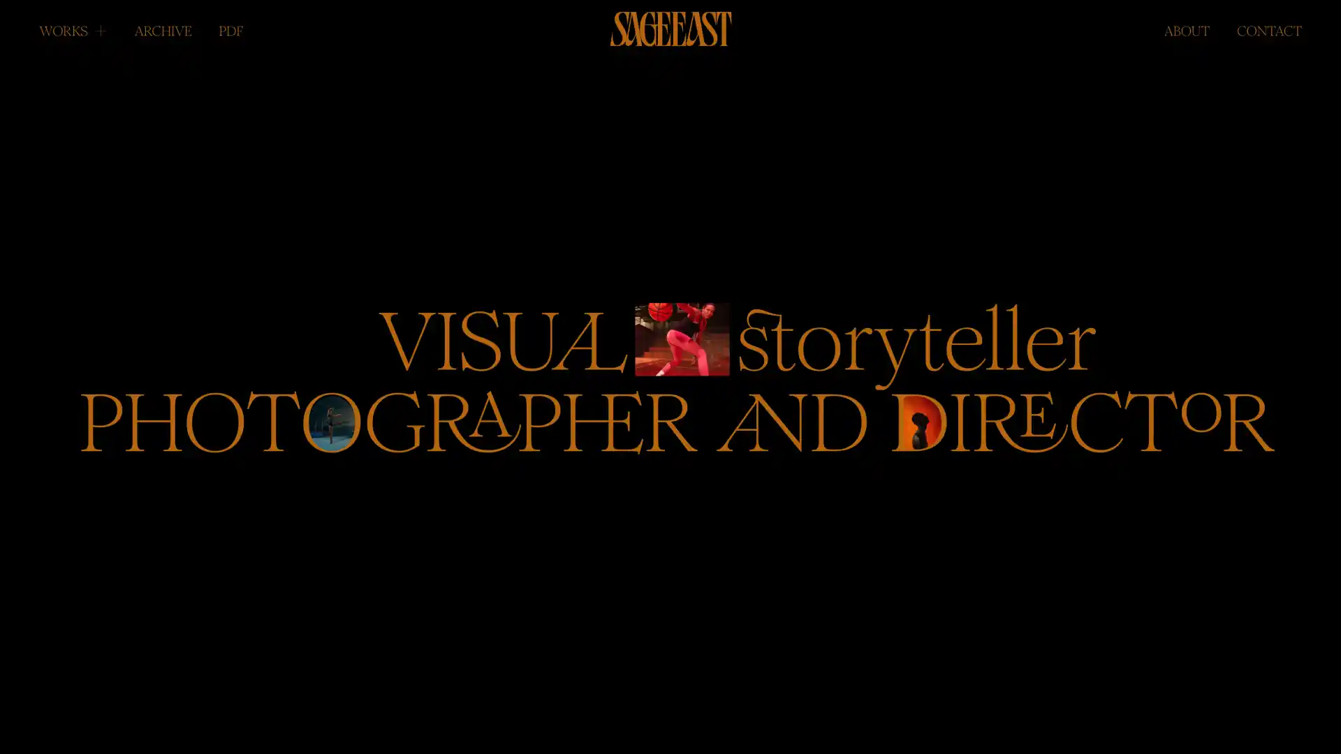 Screenshot of the homepage for Sage East.