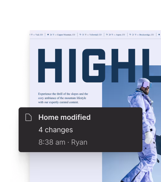 Wesbite screenshot and a site activity log laid over top.