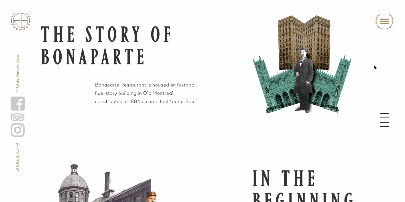 Restaurant Bonaparte story