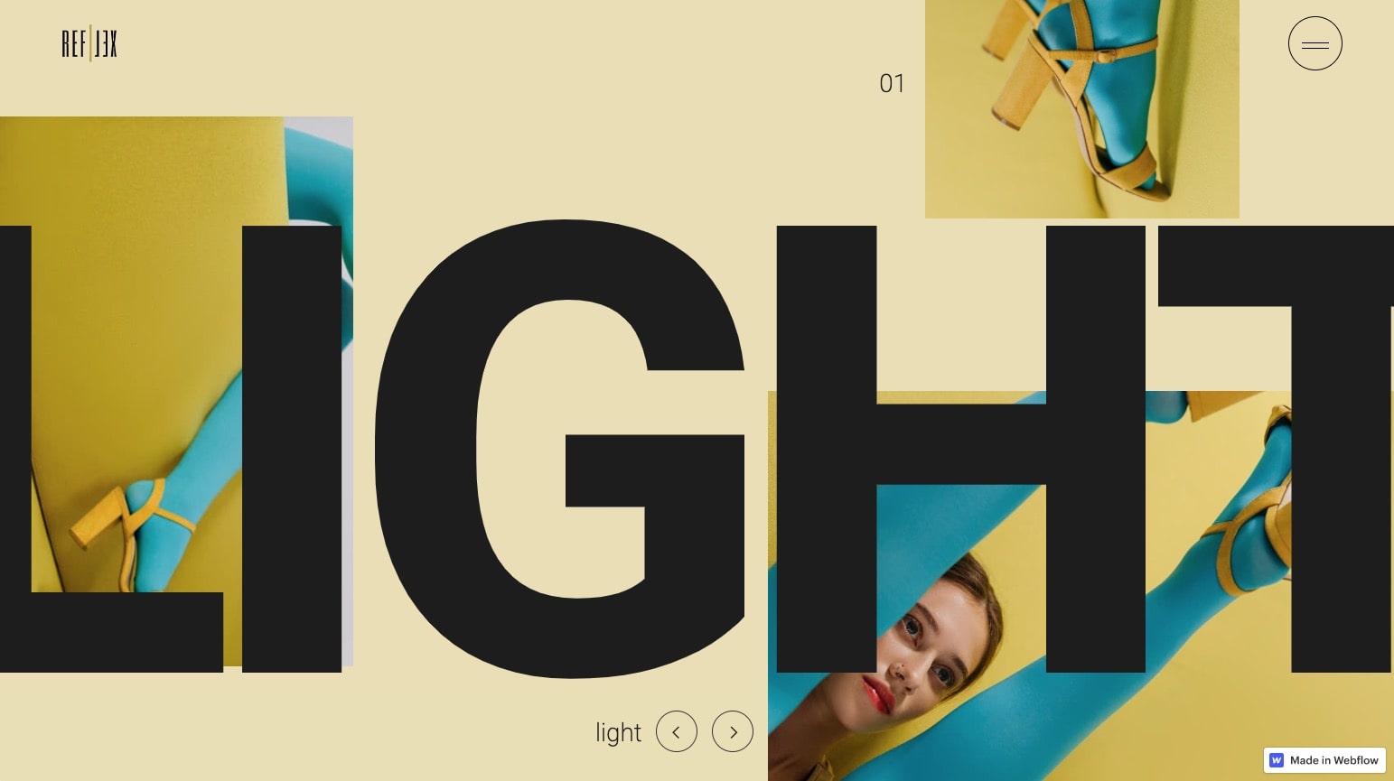 reflex webflow template