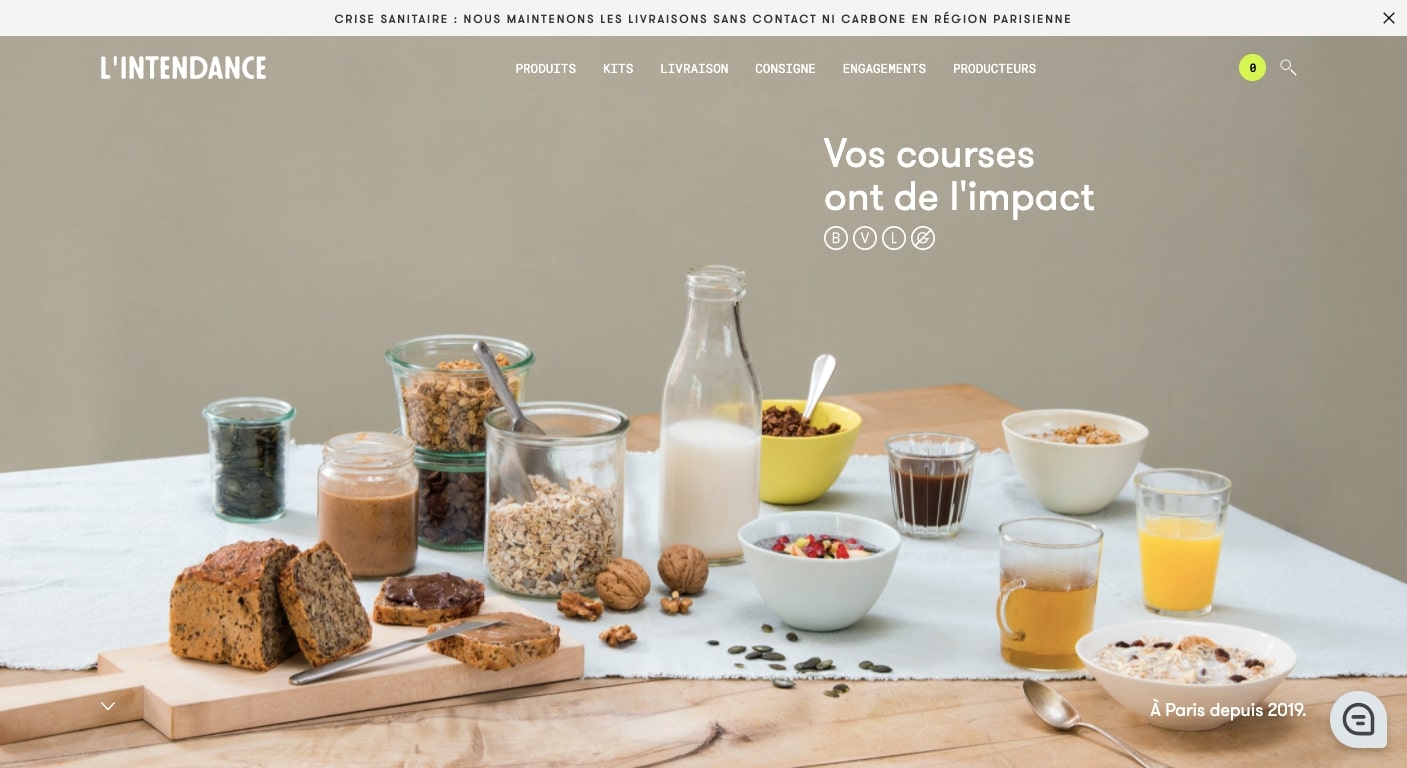 l'intendance website