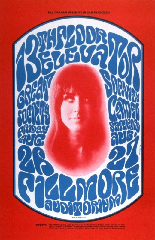 Poster art for band 13th Floor Elevators
