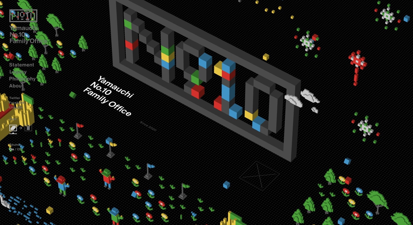 Screenshot of Y-N10 homepage