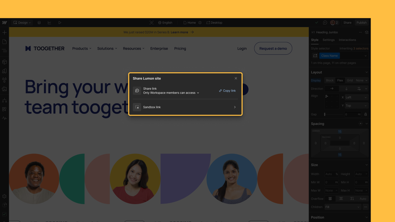 Guests can now share comment-only links